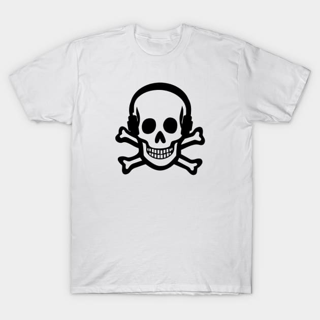 Big Podcast - Pirate Podcast (Black) T-Shirt by Big Podcast